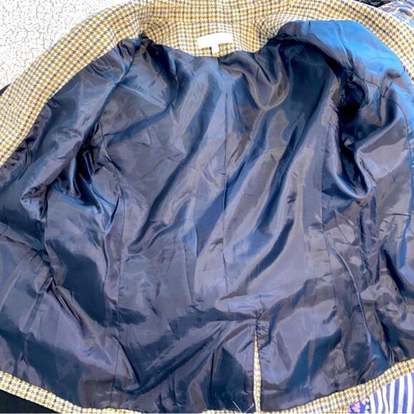 Talbots Multi-Color Houndstooth Blazer - Picture 4 of 12